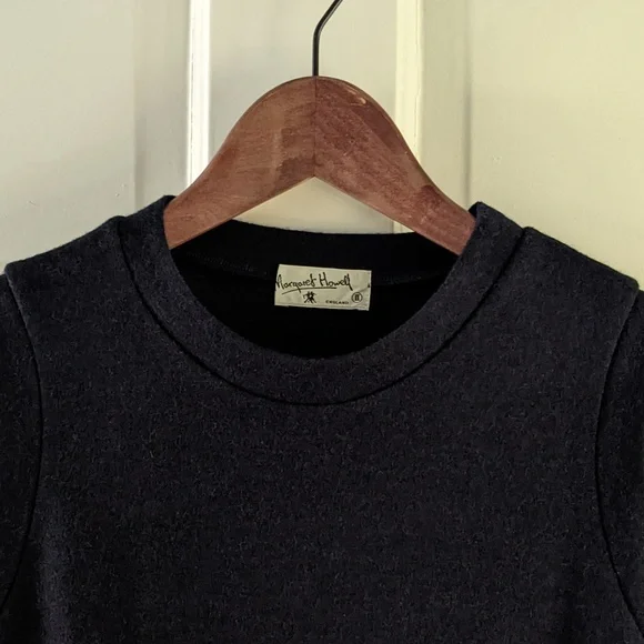 Margaret Howell Navy Blue Sleeveless Wool Dress - Size 2 - Made in Japan - Picture 5 of 5